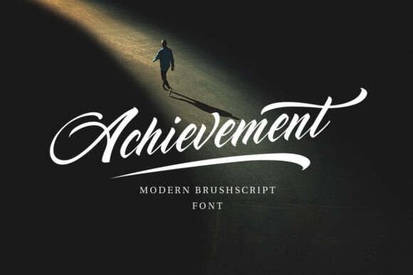 Achievement: The Modern Calligraphy Font for Bold Brands