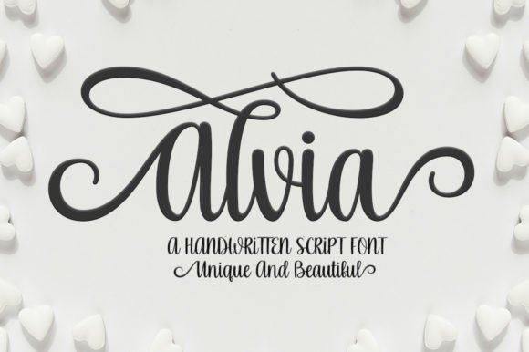 Alvia: Crafting Elegance with a Modern Script Font