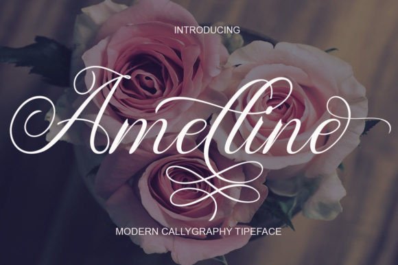 Amelline: A Modern Calligraphy Font with Natural Flow