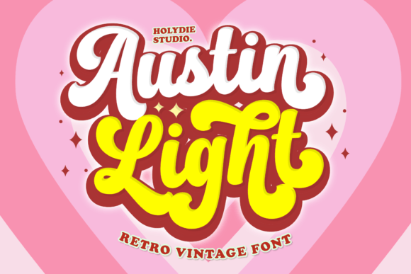 Austin Light: A Retro Script Font for Bold Branding