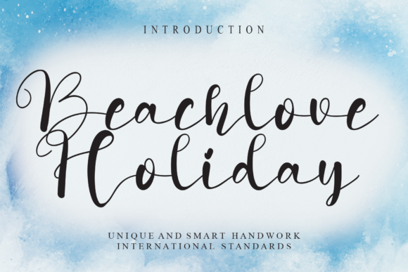 Beachlove Holiday: Infusing Your Projects with Script Elegance