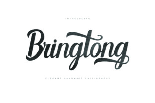 Bringtong: The Modern Script Font for Bold Branding