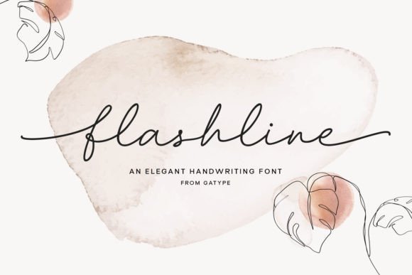 Flashline: A Script Font for Modern Branding