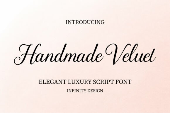Handmade Velvet: Infusing Luxury into Modern Typography