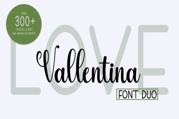 Love Vallentina Duo: A Font That Dances on the Page