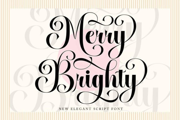 Merry Brighty: A Font That Blends Elegance With Everyday Use