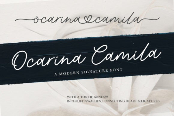 Ocarina Camila: A Script Font with Soulful Style