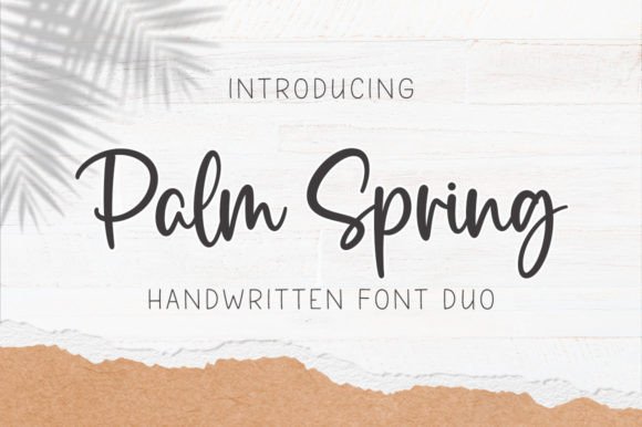 Palm Spring: A Dual Typeface for Modern Branding
