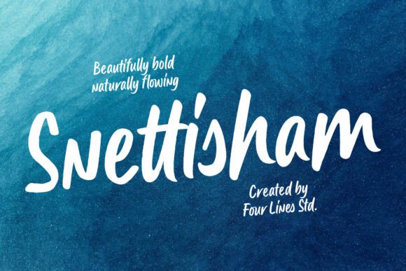 Snettisham: A Bold Handwritten Script for Standout Branding