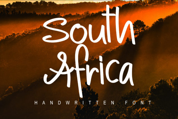 South Africa Font: A Handwritten Touch for Modern Designs