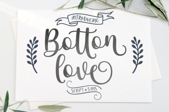 The Botton Love Duo: A Font Pairing for Authentic Branding