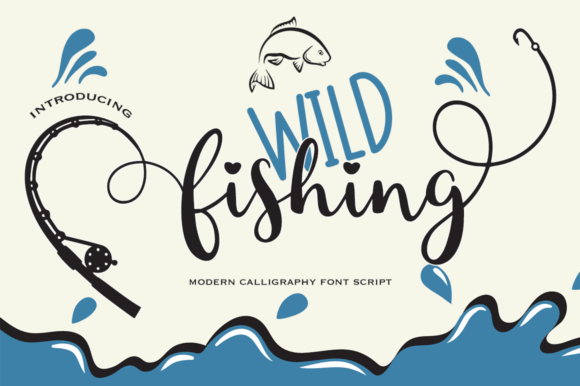 Wild Fishing: A Modern Calligraphy Font for Authentic Branding